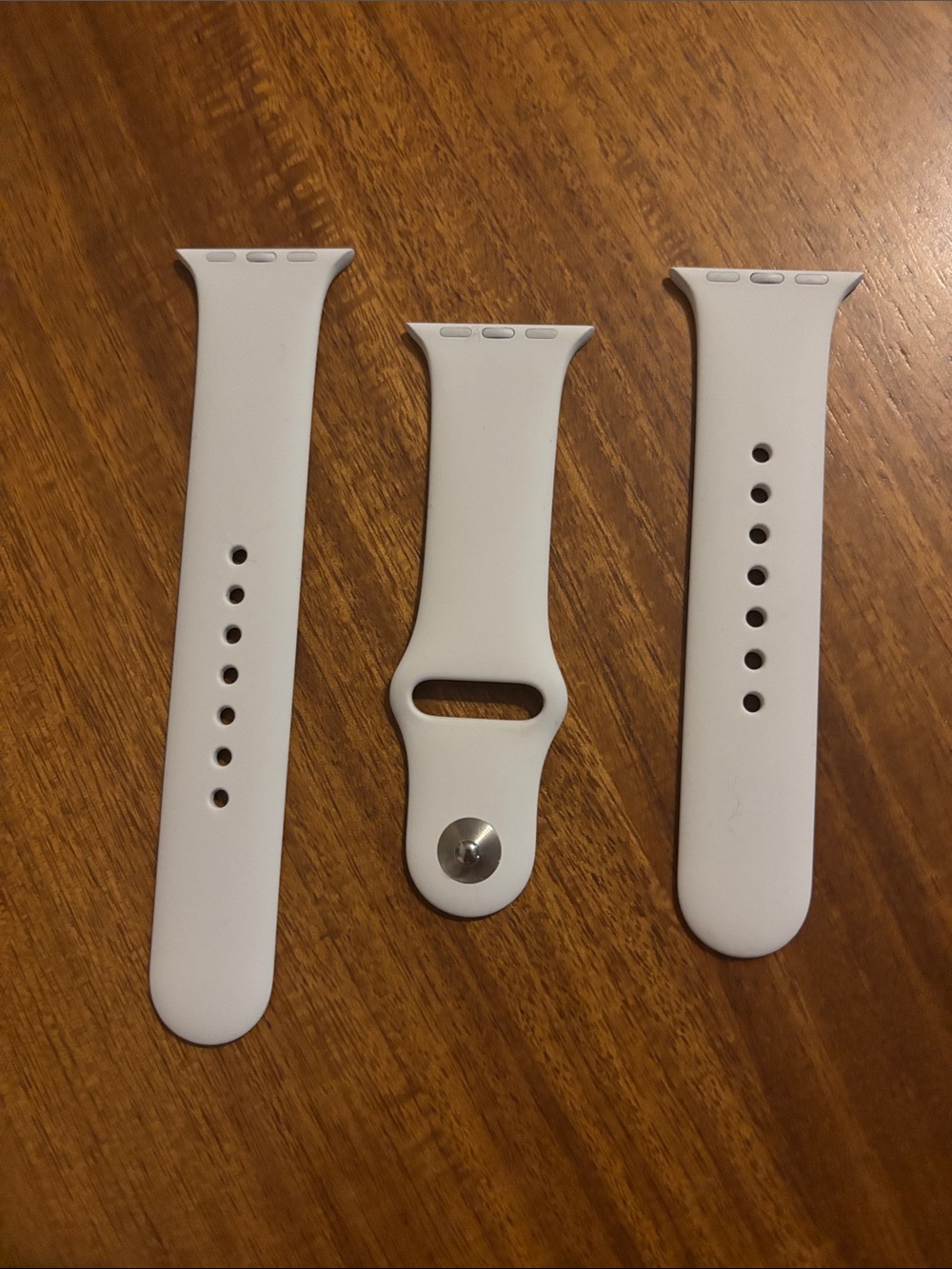 Apple Watch White Silicone Spirt Band 38mm